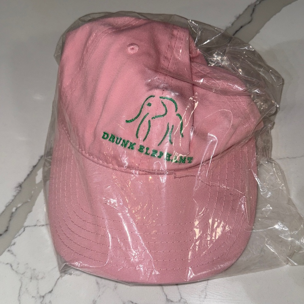 Drunk Elephant Pink Baseball Cap